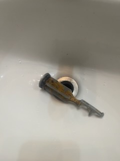 Sink restoration — before professional cleaning